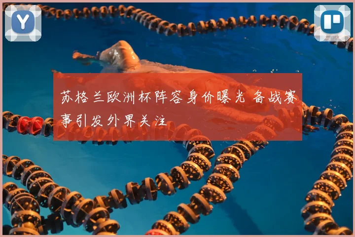 苏格兰欧洲杯阵容身价曝光 备战赛事引发外界关注